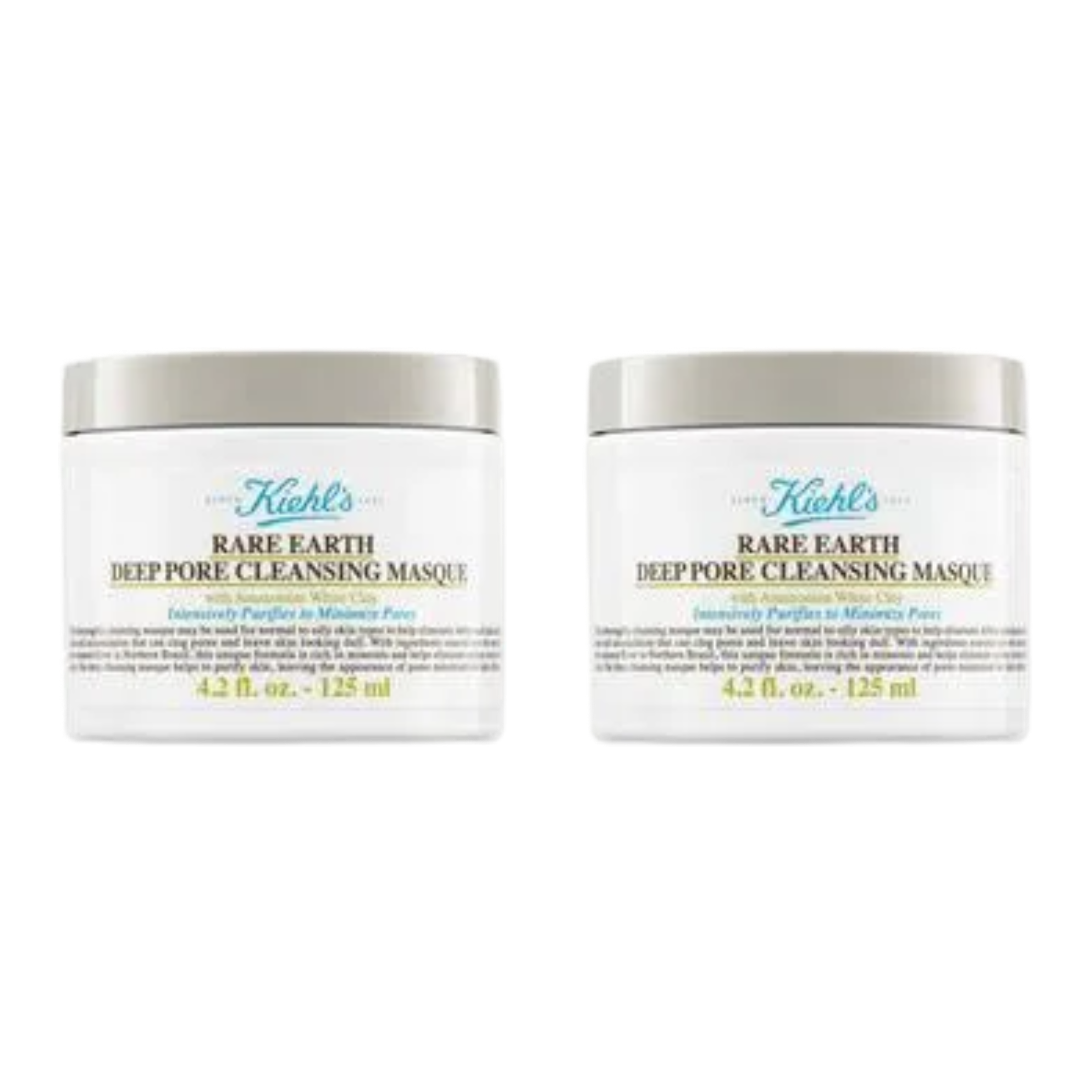 Kiehl's Rare Earth Pore Cleansing Clay Mask 125ML Duo